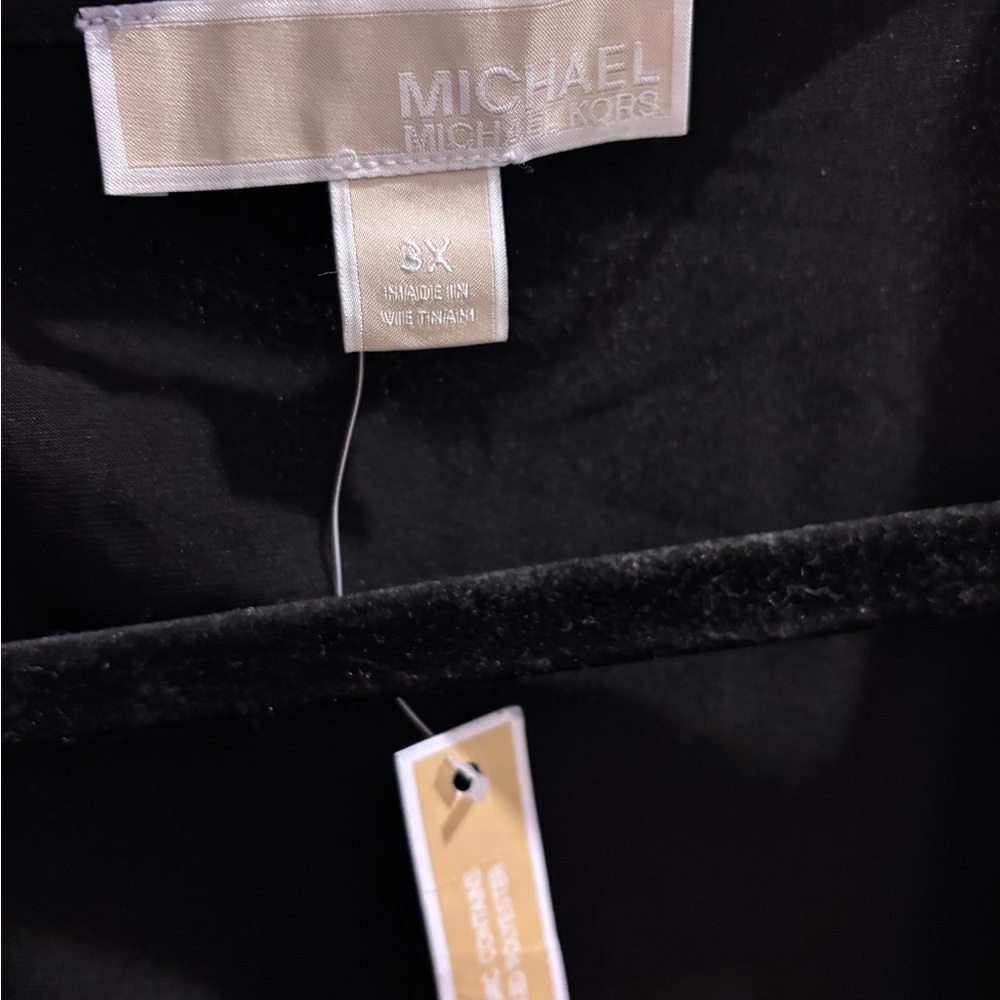 MICHAEL Michael Kors Black Studded Blouse - Picture 7 of 8